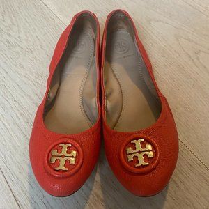 Tory Burch Ballet Flat Orange - Size 7